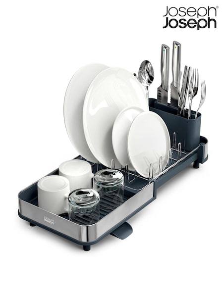 Joseph Joseph Light Stone Extend™ Slim Steel Compact Expandable Dish Rack (G57852) | €74