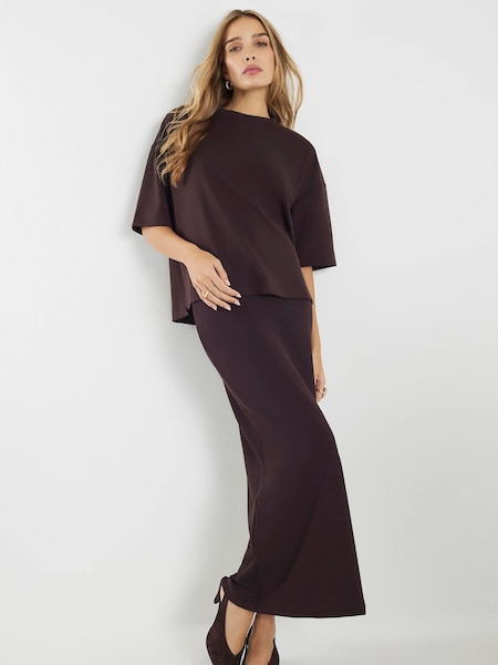 River Island Brown Premium Maxi Skirt (G57926) | €52