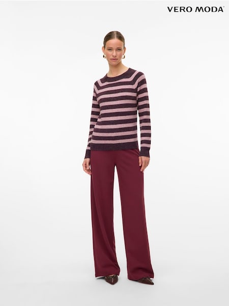 VERO MODA Red Round Neck Soft Touch Cosy Knitted Jumper (G58247) | €35