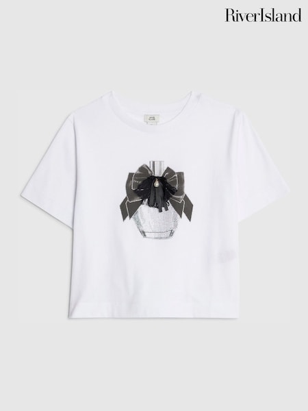 River Island Hotfix Perfume T-Shirt (G58955) | kr251
