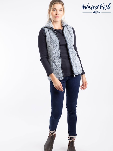 Weird Fish Raia Cosy Fleece Gilet (G59465) | ‏286 ر.ق.