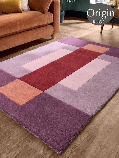Origin Rugs Berry Sienna Block Rug (G60415) | AED1,019 - AED2,883