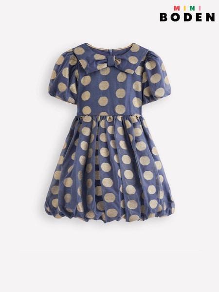 Boden Blue Bubble Hem Party Dress (G60925) | €87 - €96