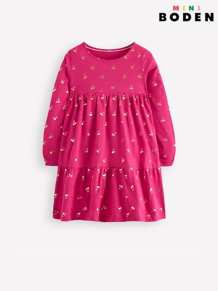 Boden Red Ariel Long Sleeve Twirly Dress (G60929) | R$ 225 - R$ 265