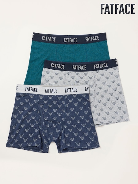Multi Highland Cow - Regular Fatface Boxers