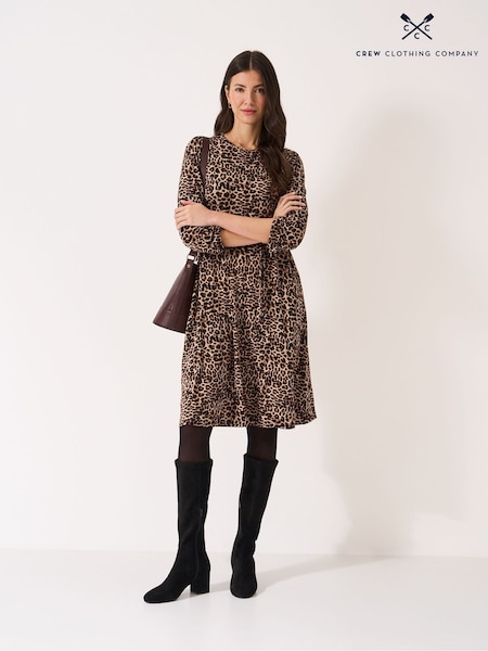 Crew Clothing Mirabel Printed Jersey Dress (G61438) | 98 €