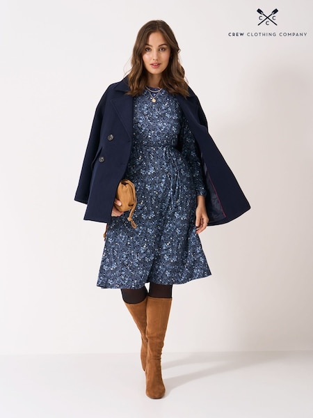 Crew Clothing Mirabel Printed Jersey Dress (G61449) | 98 €