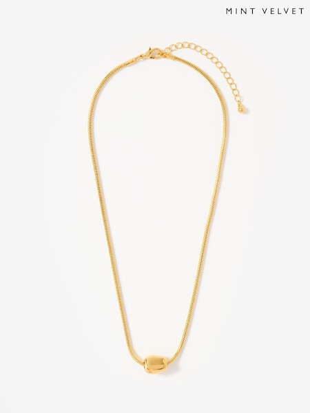 Mint Velvet Gold Tone Sphere Necklace (G61534) | €41