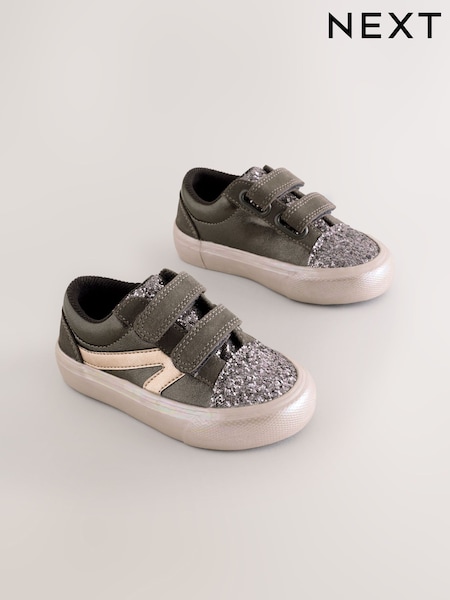 Pewter Grey - Touch Fastening Trainers