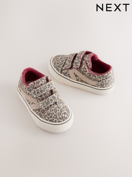 Estampado animal neutro - Zapatillas de deporte con cierre con un toque