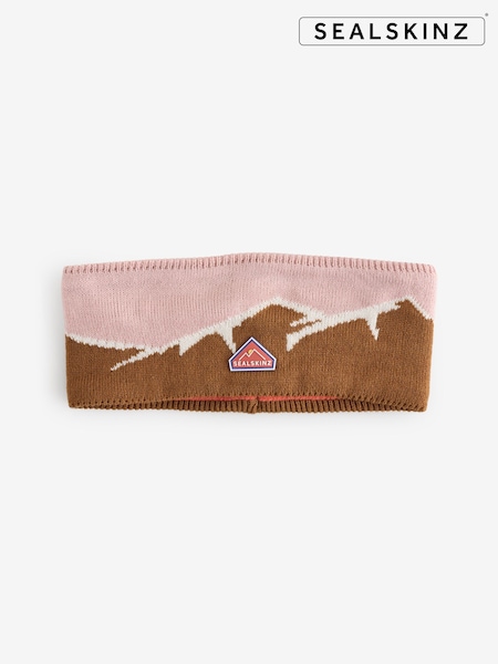 Sealskinz Pink Tilney Knitted Hiking Headband (G61883) | R$ 215