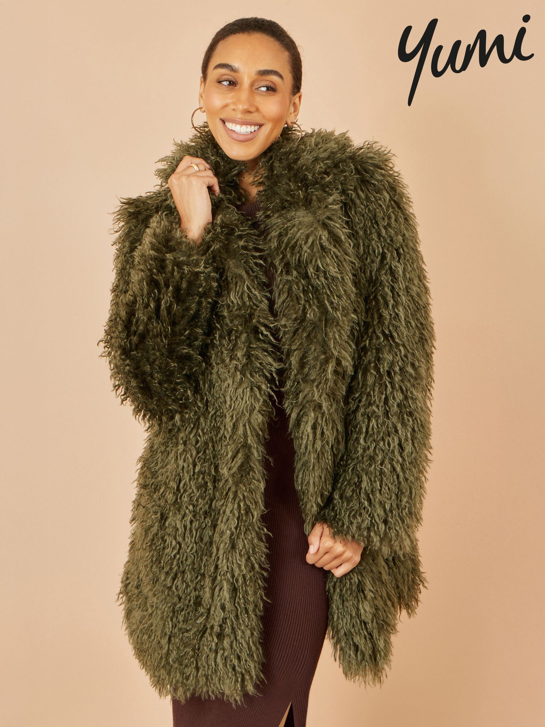 Buy Women's Yumi Faux Fur Long Sleeve Online | Next Romania