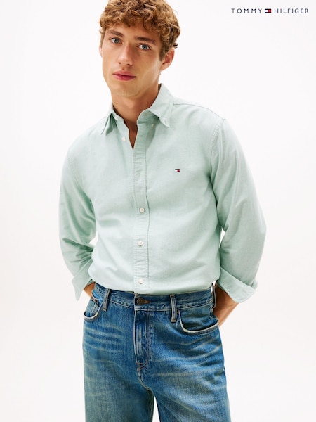 Tommy Hilfiger Green Regular Fit Oxford Shirt (G62403) | €113