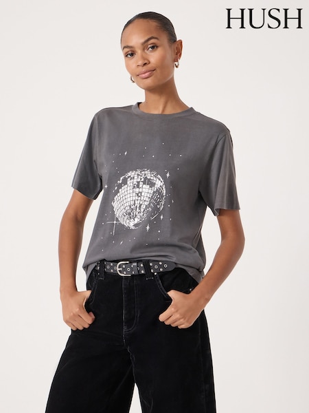 Hush Disco Ball Graphic T-Shirt (G62492) | ‏234 ر.ق.