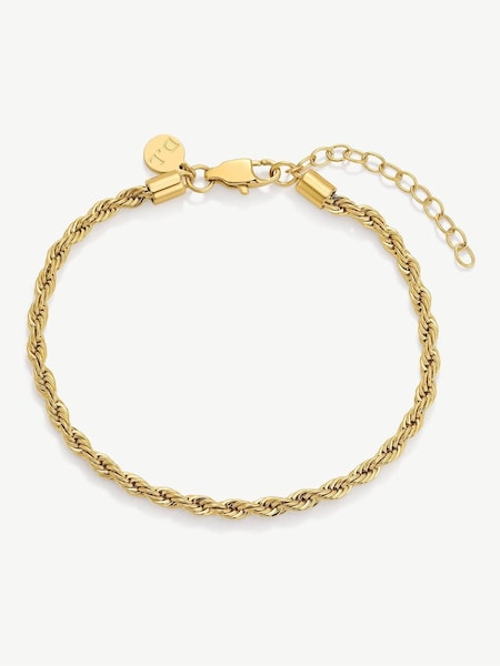 D.Louise Gold Tone Waterproof Rope Bracelet (G62580) | €51