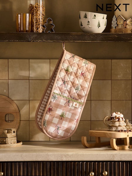 Christmas Gingerbread Oven Gloves