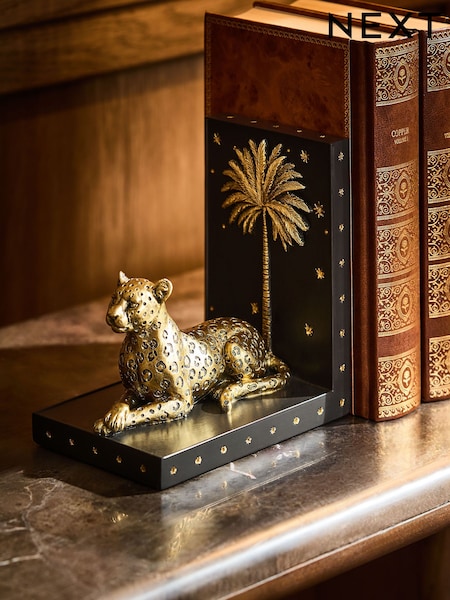 Luca Leopard Bookend Ornament