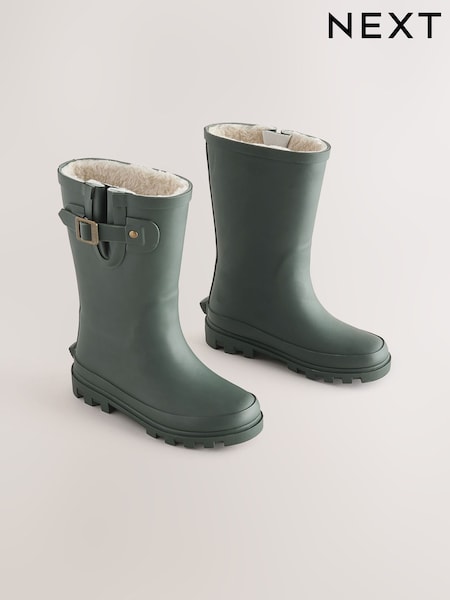 Khaki Green - Buckle Wellies