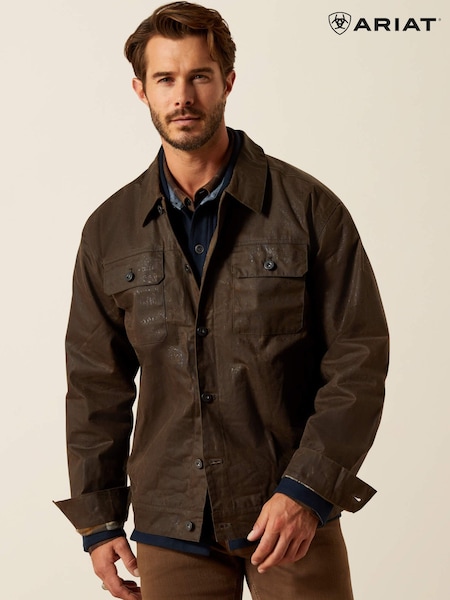 Ariat Brown Drayham Jacket (G63893) | 987 QAR