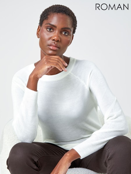 Roman Plain Soft Crew Neck Jumper (G63986) | 57 €