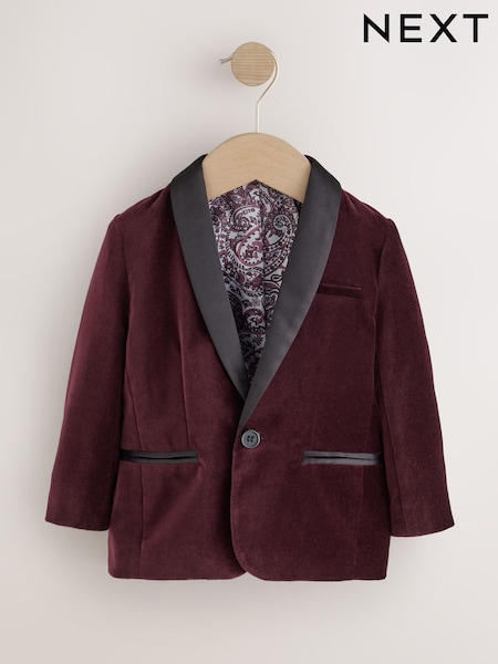 Burgundy Red - Blazer (3mths-9yrs)