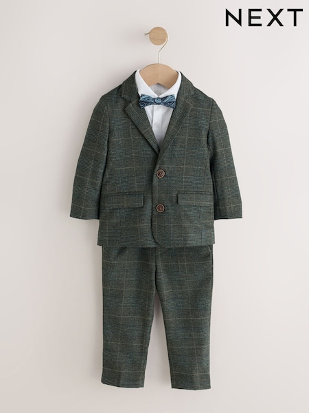 Green - Blazer Shirt Trousers And Bow Tie Set (3mths-12yrs)