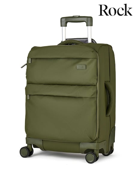 Green - Rock Luggage Juniper Cabin Suitcase