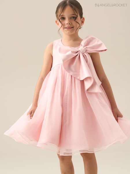 Angel & Rocket Paris Blush Bow Dress (G64532) | ‏327‏₪ - ‏367‏ ₪