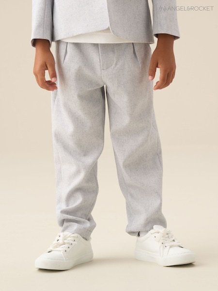 Angel & Rocket Grey Luca Tapered Fit Suit Trousers (G64556) | R$ 295 - R$ 365