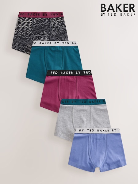 Multi Print - Baker By Ted Baker Boxers 5 Pack