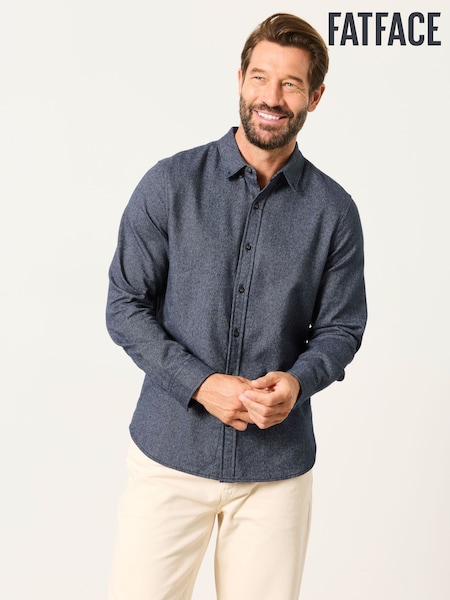 Mornarica - Regular Fatface Long Sleeve Brushed Shirt