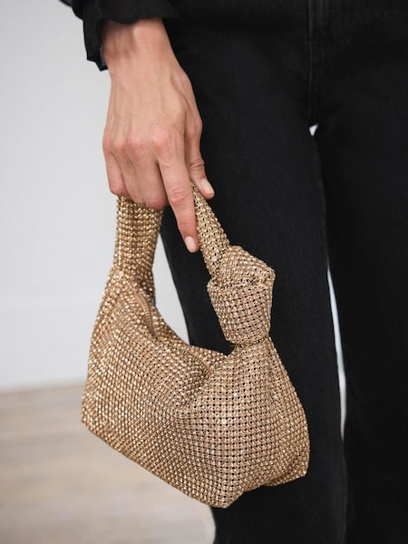 Mint Velvet Kay Diamante Grab Bag (G65716) | 140 €