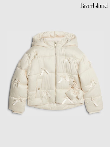 River Island 3D Bow Padded Jacket (G65798) | ‏239 ر.ق.