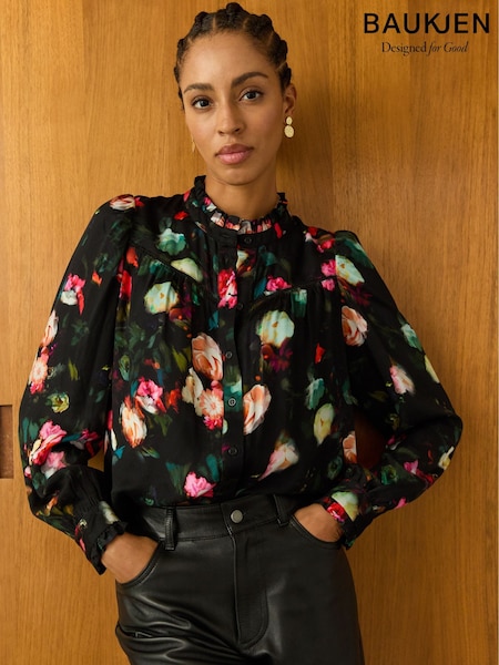 Bauk Eleanor Printed Black Blouse (G65950) | 197 €