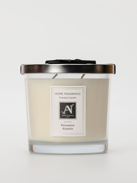 Aroma Naturals Clear Minimalist Luxe Puissance Visuelle 2 Wick Candle (G66411) | €27