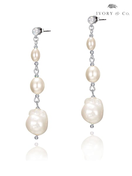 Ivory & Co Silver Tone Cheltenham Earrings (G66633) | €64