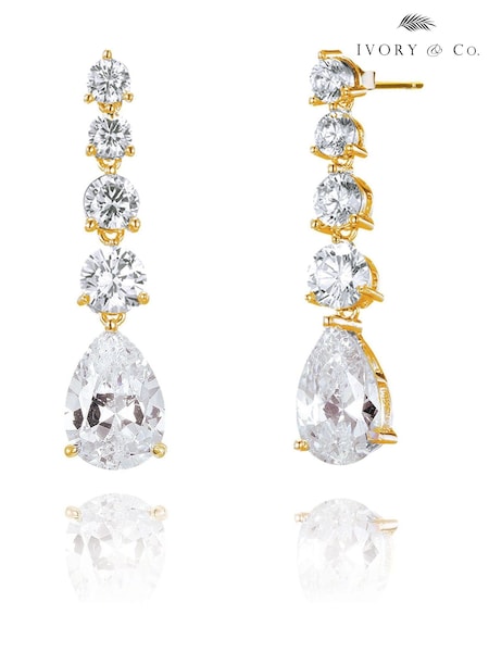 zlata (barva); zlato - Ivory & Co Tone Porto Earrings (G66642) | € 59