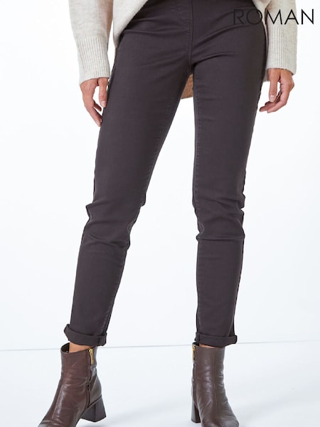 Roman Brown 31 Inch Denim Stretch Denim Leggings (G67102) | €42