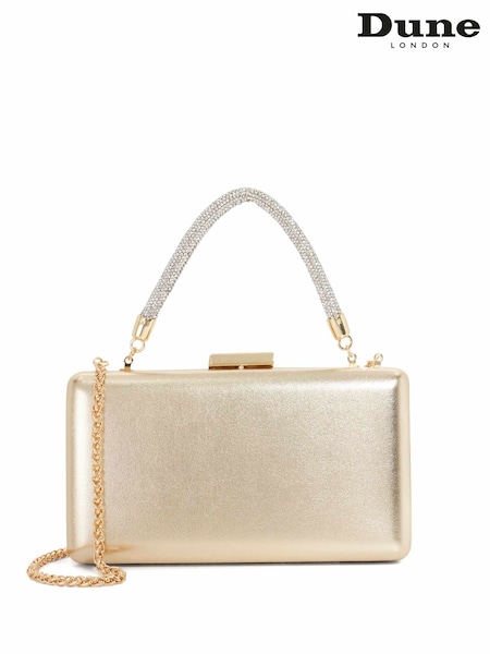 Gold - Dune London Beaut Clutch Bag