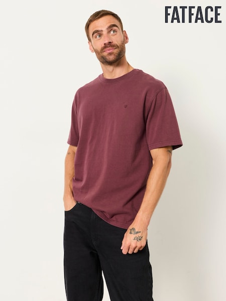 Altviolett - Regular Fatface Short Sleeve T-shirt
