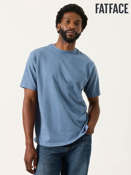 Blue Denim - Regular Fatface Short Sleeve T-shirt