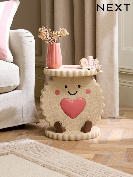 Biscuit Resin Side Table