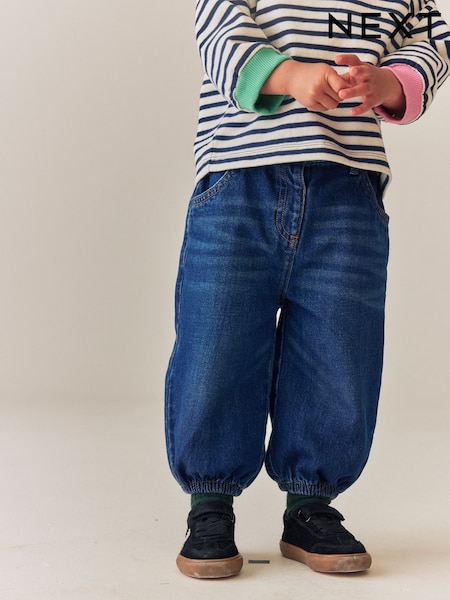 Dark Wash - Barrel Jeans (3mths-7yrs)