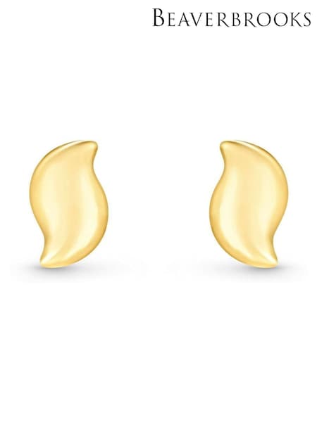 Beaverbrooks 9ct Yellow Gold Stud Earrings (G67561) | €152
