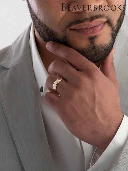 Beaverbrooks 9ct Yellow Gold 6mm Men's Wedding Ring (G67570) | €1,978