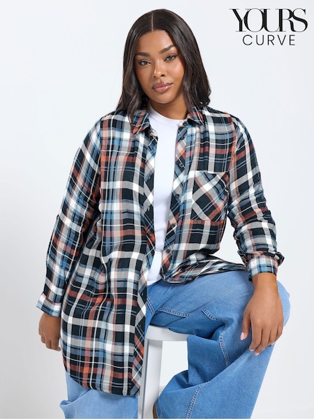 Yours Curve Boyfriend Check Shirt (G68060) | 41 €