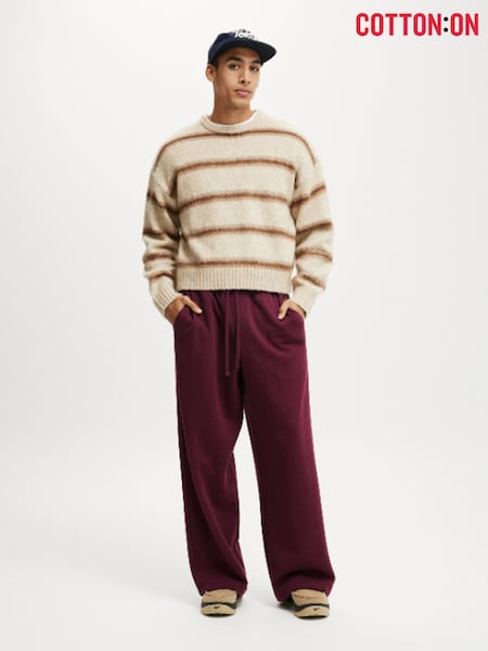 Cotton On Red Super Baggy Track Pants (G68105) | €40