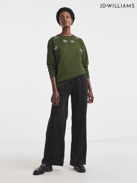 JD Williams Embellished Bow Sweater (G68200) | 50 €