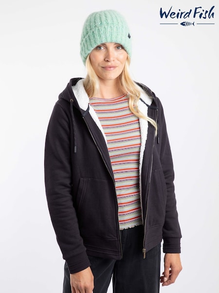 Weird Fish Green Haze Clare Double Rib Beanie Hat (G68220) | 130 QAR