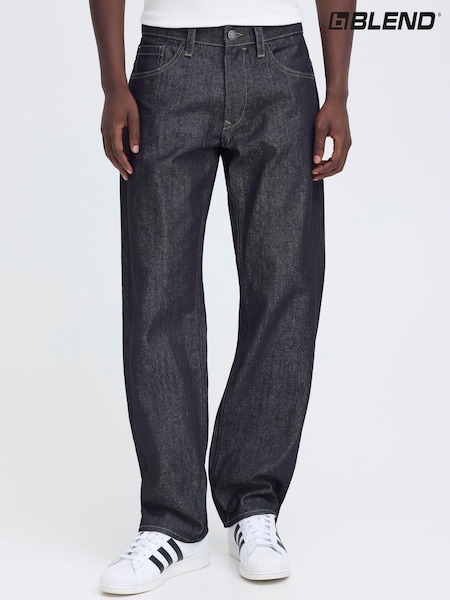 Blend Blue Loose Fit Stretch Raw Denim Jeans (G68567) | €63